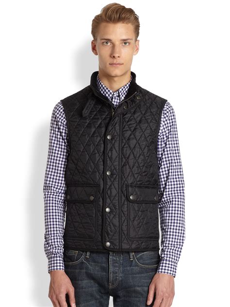 burberry brit vest mens